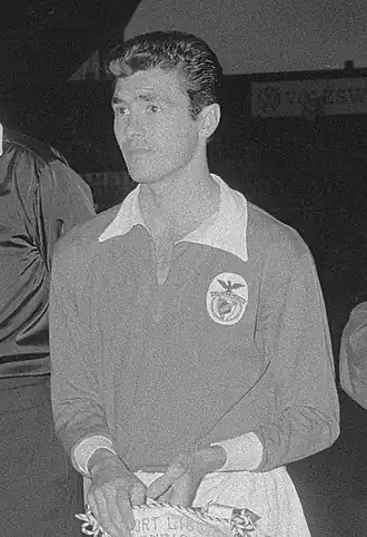 Águas voor de Europacup I-finale tegen Real Madrid in 1962