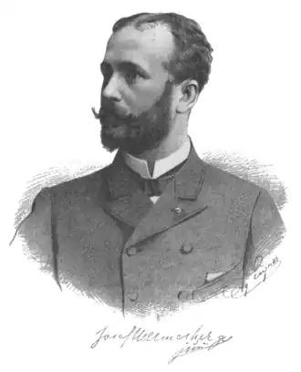 Josef Hellmesberger jr. lithograaf door Ignaz Eigner&nbsp;[de], 1887