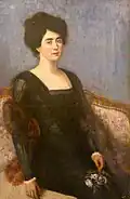 Françoise Doliwa, echtgenote van de schilder
