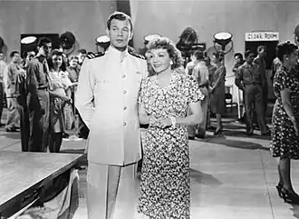 Joseph Cotten & Claudette Colbert in de film Since You Went Away (1944)
