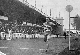 Joseph Guillemot, goud op de 5.000 m
