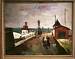 Aanlegkade te Enkhuizen, circa 1939