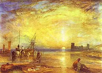 J.M.W. Turner, Flint Castle (1838)
