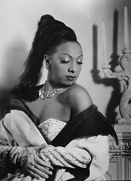 Josephine Baker in Havana, Cuba (1950), Rudolf Suroch, BnF