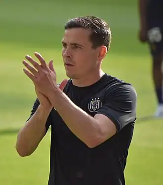 Cullen, spelend bij RSC Anderlecht in 2022