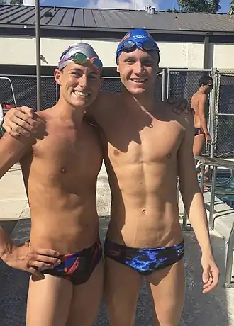 Robert Finke (rechts) in 2018