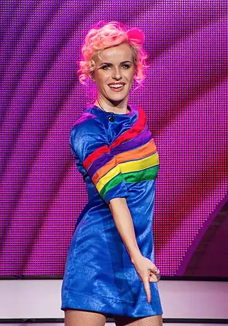 Huisman in 2016 tijdens een optreden