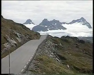 De weg door Jotunheimen
