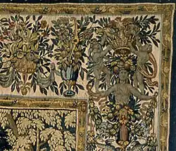 Le départ, rechter bovenrand