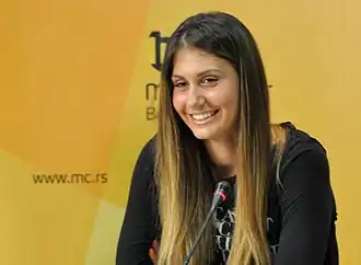 Jovana Jakšić in december 2013