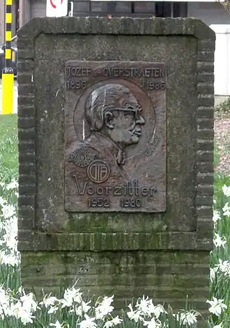 Gedenkplaat Jozef van Overstraeten