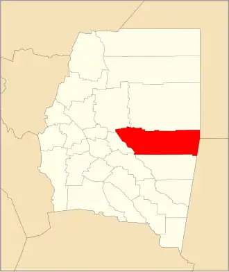 Kaart van departement