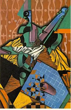 Violin and Checkerboard, 1913