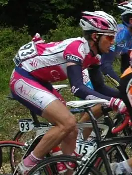 Juan Javier Estrada Ruiz met de Andalucía-Cajasur-ploeg