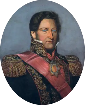 Juan Manuel de Rosas in 1845