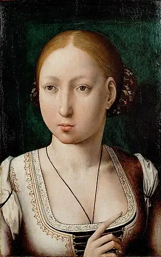 Op eiken paneel, circa 1500