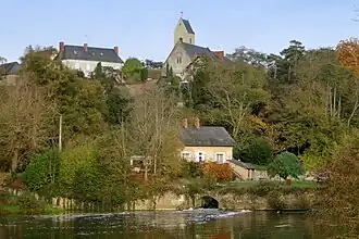 Gezicht op Juigné-sur-Sarthe