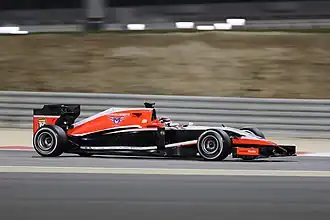 Jules Bianchi in een Marussia MR02