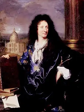 Jules Hardouin-Mansart, door Hyacinthe Rigaud