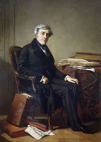 Portret van Jules Michelet (ca.1865), Thomas Couture, Musée Carnavalet