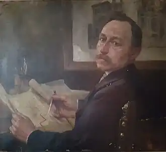 Portret door Eugène Joors