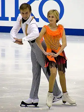 Andrij Bech en Joelia Belohlazova in 2004