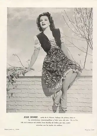 Julie Bishop in 1944