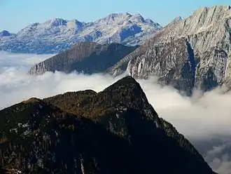 De Julische Alpen in het Triglav Nationaal Park
