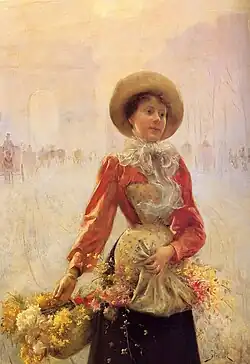 Flower Girl, 1890