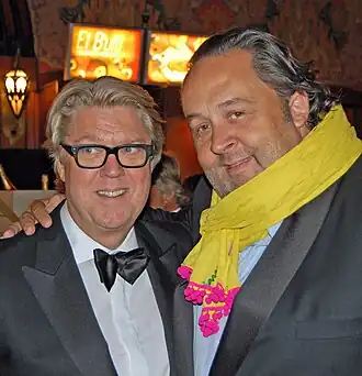 Julius Jaspers (r) met Robert Kranenborg