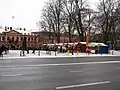 Kerstmarkt op het plein