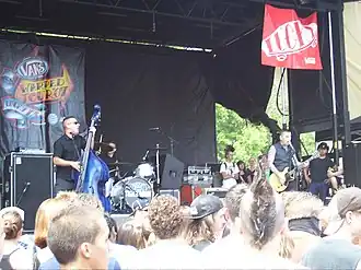 Tiger Army live op Warped Tour in 2007