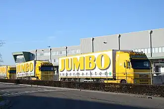 Jumbo Distributiecentrum gezien vanaf de Amert