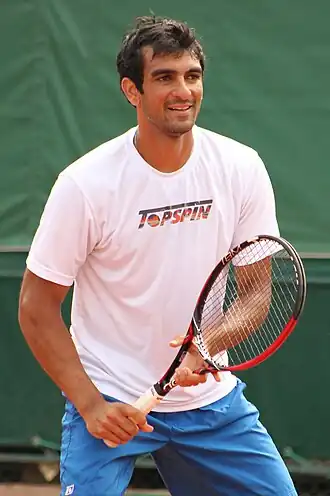 Junaid op Roland Garros in 2015