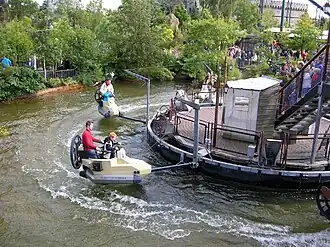 Attractie in Legoland Billund.