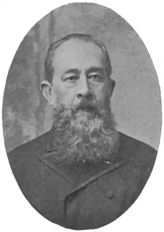 Justus Rinia Petrus François Gonggrijp - afbeelding uit Onze Hoogleeraren (1898)