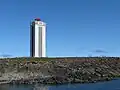 Basalt en vuurtoren van Kálfshamarsvík.
