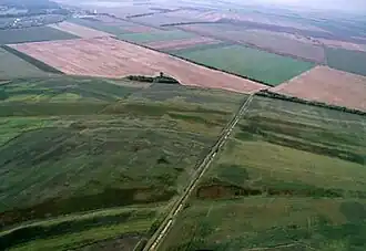 Resten van een Romeins legerkamp bij Kölked