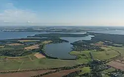 De Kölpinsee bij het dorp Jabel