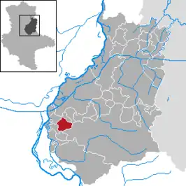 Kaart van Körbelitz