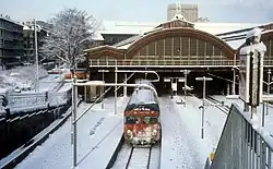 S-togstel op spoor 12 op 5 januari 1981.