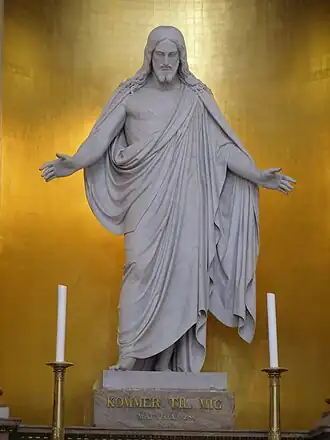 Christusbeeld (1838), Onze-Lieve-Vrouwekerk in Kopenhagen