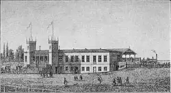 Het eerste station van Kopenhagen.