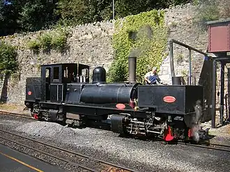 K1, de eerste garratt, in Caernarfon, 2008