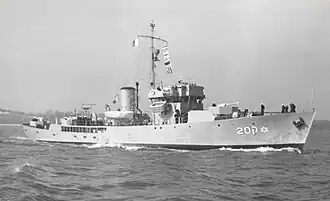 de INS Haganah Q-20 in 1951
