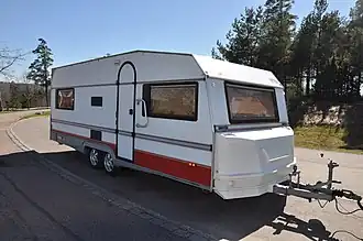 Een caravan van Kabe