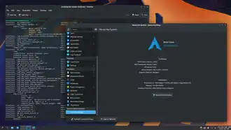 Arch Linux met KDE Plasma 5