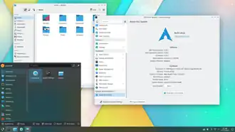 KDE Plasma 5.26 op Arch Linux