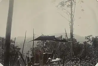 Kaart van Manlobigebergte