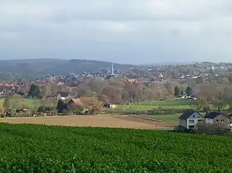 Uitzicht op Gieboldehausen vanaf de Kleine Lohberg